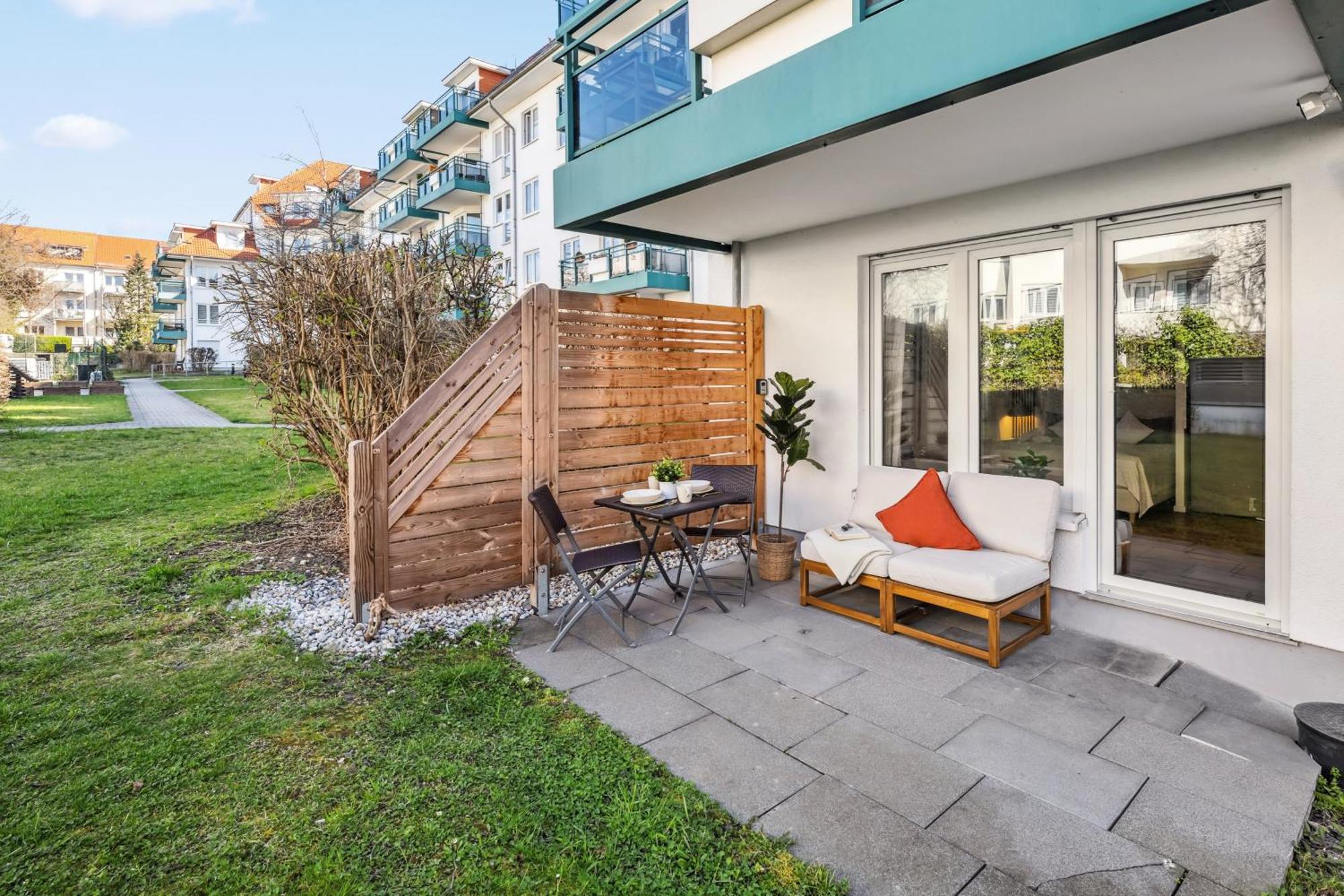 Traber Apartments Studio Kaffee Terrasse & Parken 莱比锡 外观 照片