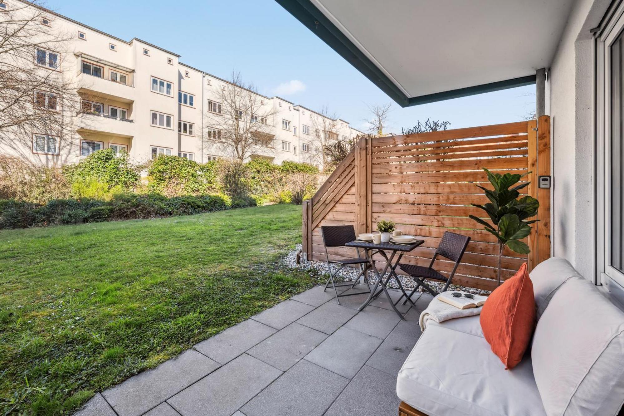 Traber Apartments Studio Kaffee Terrasse & Parken 莱比锡 外观 照片